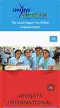 Mobile Screenshot of janajayainternational.com